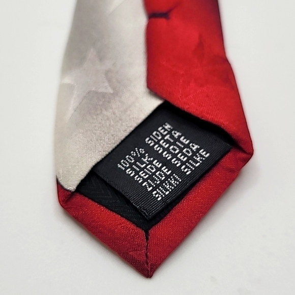 100% Silk Texas Flag Men's Tie - Picture 4 of 4